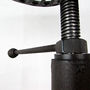 Traditional Tractor Seat Metal Bar Stool, thumbnail 7 of 9