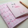 Pink Flamingo Notebook Set, thumbnail 5 of 9