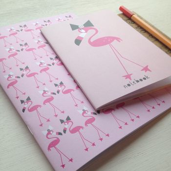 Pink Flamingo Notebook Set, 5 of 9