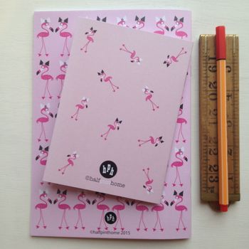 Pink Flamingo Notebook Set, 7 of 9