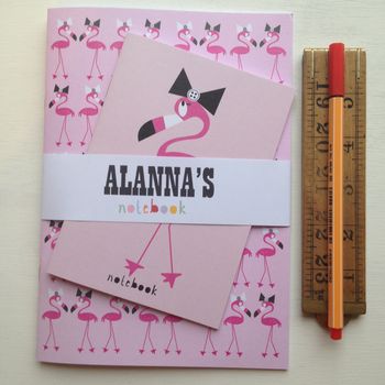 Pink Flamingo Notebook Set, 3 of 9