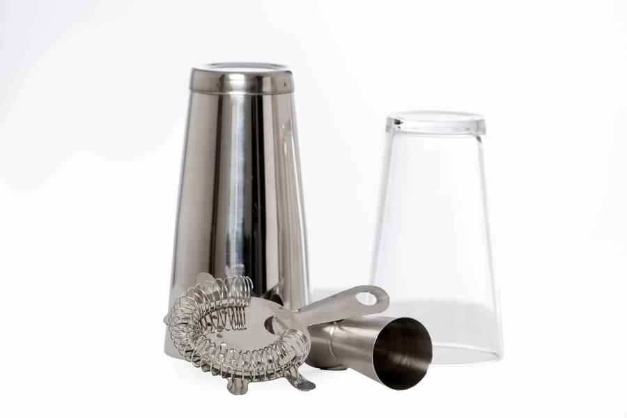 boston cocktail shaker set by tipple box