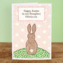 'Bunny' Personalised Easter Card, thumbnail 4 of 4