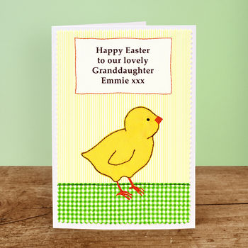 'Chick' Personalised Easter Card, 4 of 4