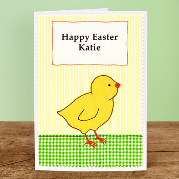 'Chick' Personalised Easter Card, 3 of 4