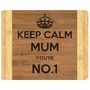 Personalised Bamboo Chopping Board Keep Calm…, thumbnail 3 of 4
