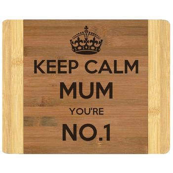 Personalised Bamboo Chopping Board Keep Calm…, 3 of 4