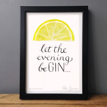 'Let The Evening Be Gin' Original Painting, 12 of 12