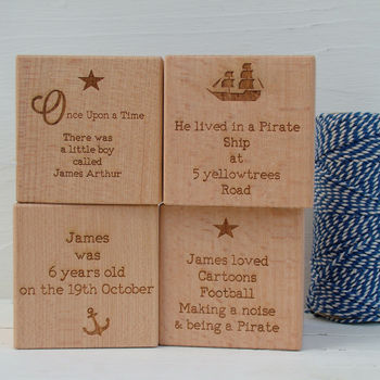 'Once Upon A Time' Christening Or Birthday Cube, 8 of 10