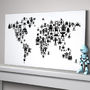 Robot World Map Print, thumbnail 2 of 6