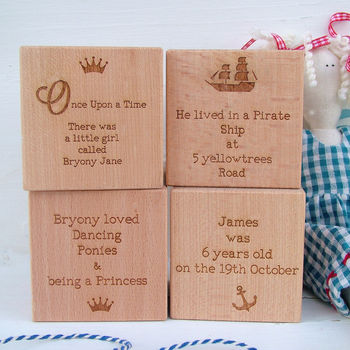 'Once Upon A Time' Christening Or Birthday Cube, 5 of 10
