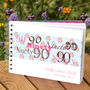 Personalised 90th Birthday Guest Book, thumbnail 2 of 10