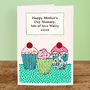 'Cupcakes' Personalised Mother's Day Card, thumbnail 2 of 3