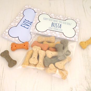 Personalised Gift For Dogs Treat Bag, 2 of 3