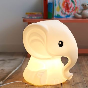 Dimmable LED Elephant Nursery Lamp, 3 of 3