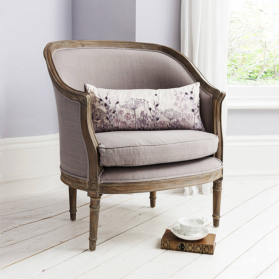 elegant tub chair grey by primrose & plum
