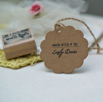 'Made With ♥ By…' Rubber Stamp, 2 of 2