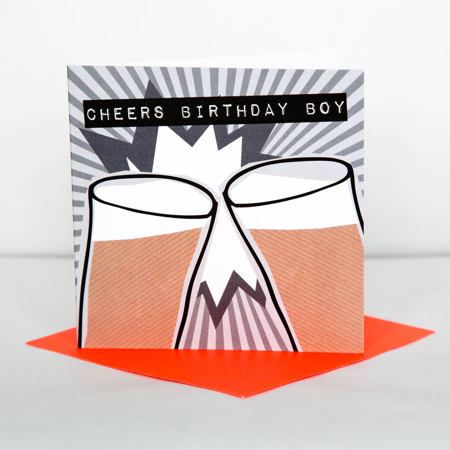 cheers birthday card by allihopa | notonthehighstreet.com