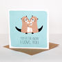 Otter Love Card, thumbnail 1 of 7