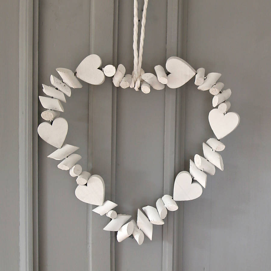 multi heart hanging decoration by red lilly