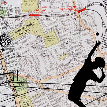 Tennis At Queens Club Map Card, 2 of 3