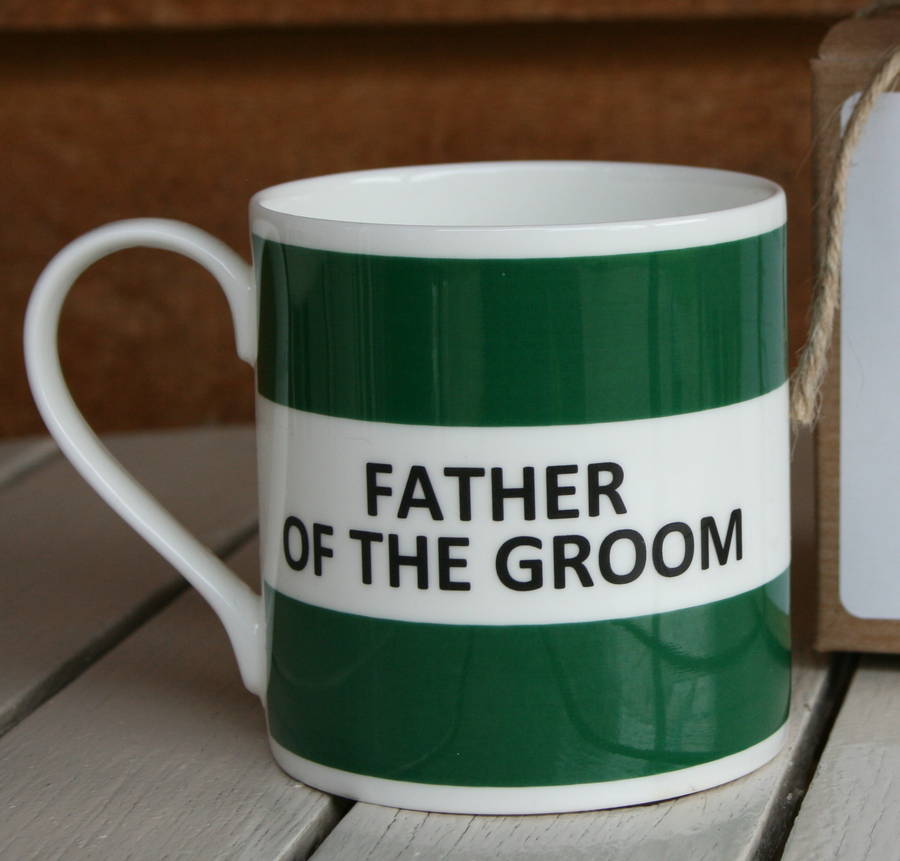 'Father Of The Groom' Mug By The Pot Bank