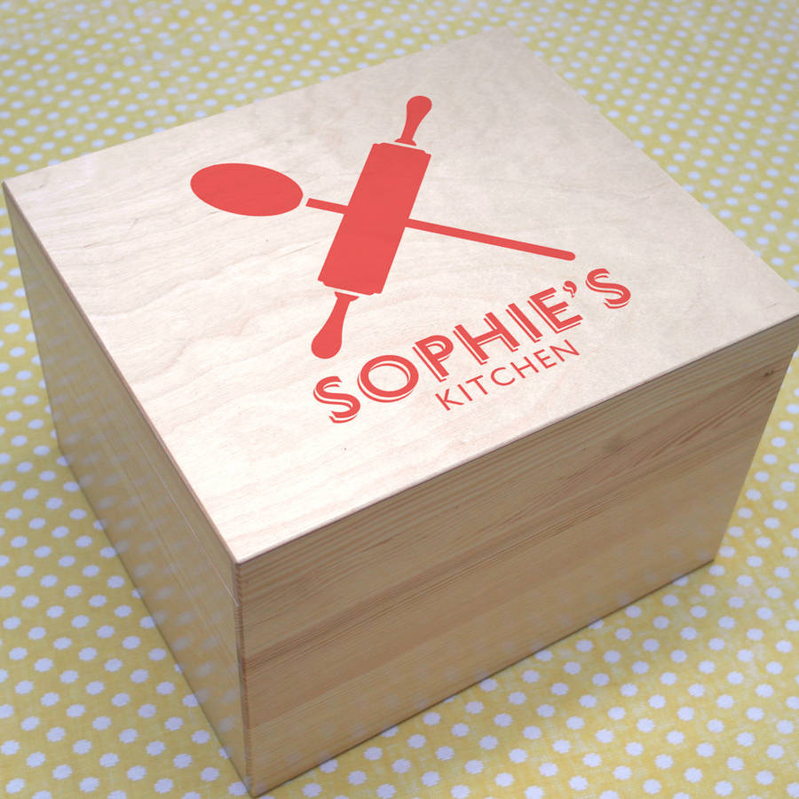 Personalised Bakers Box By Letterfest