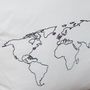 Personalised World Map Cushion Cover, thumbnail 8 of 10