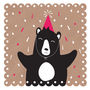 Bear Celebration Art Card, thumbnail 2 of 2