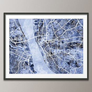 Liverpool Map Art Print, 7 of 8