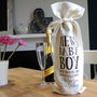 Personalised New Baby Wine Bottle Bag, thumbnail 1 of 3