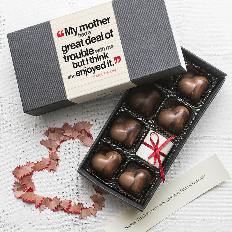 Secret Message For Mum Personalised Chocolates By Quirky Chocolate
