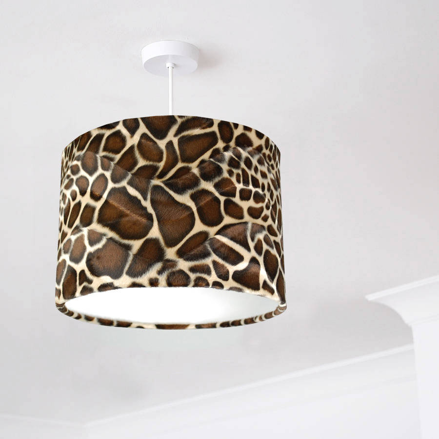 Giraffe Lamp Shade Design Ideas Giraffe Print Faux Fur Lampshade By Quirk Notonthehighstreet Com