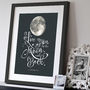 Personalised 'I Love You To The Moon And Back' Print, thumbnail 3 of 8