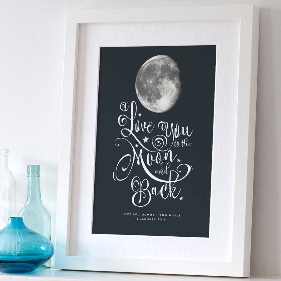 Moon And Back, Prints