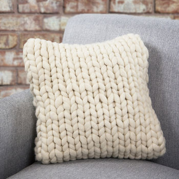 Hartland Chunky Knitted Cushion By Lauren Aston Designs ...