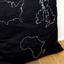 Personalised Three Map Cushion Cover, thumbnail 7 of 9