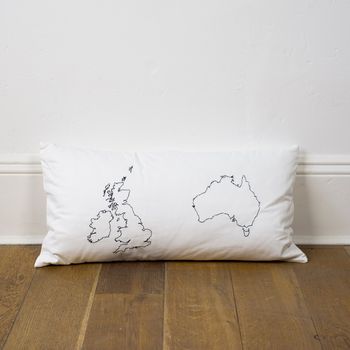 Personalised Map Cushion, 7 of 9