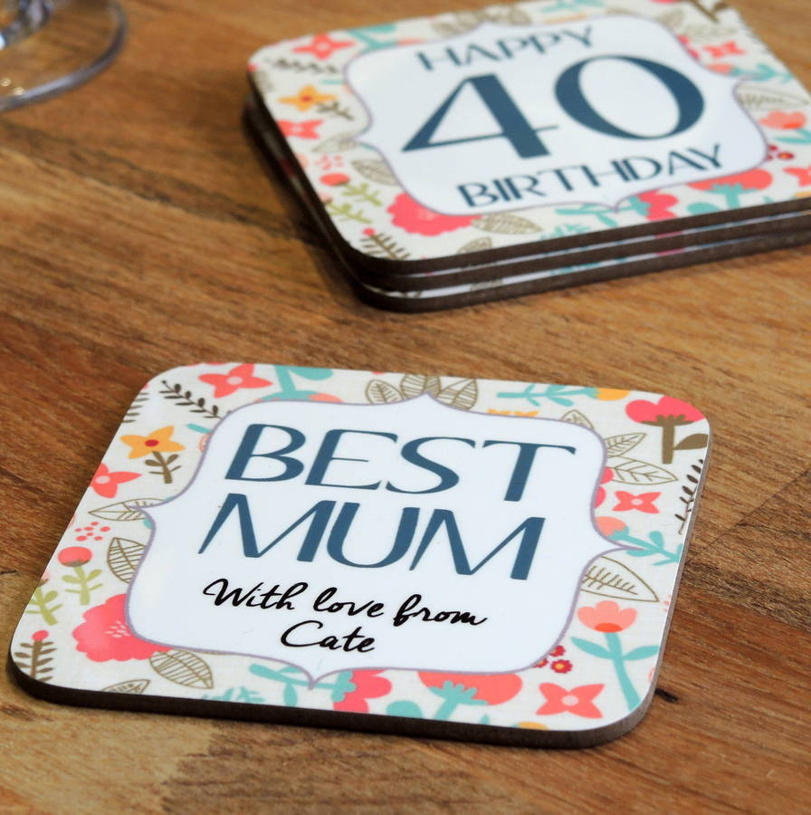 Personalised Best… Coaster By The Alphabet Gift Shop