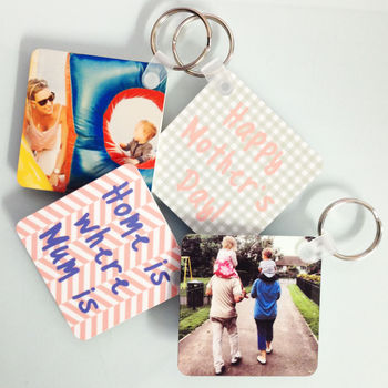 Personalised Photo And Message Keyring, 3 of 4