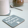 Personalised Coffee Break Coaster, thumbnail 1 of 3