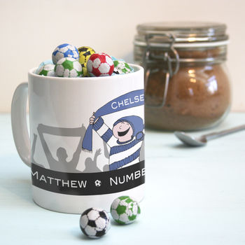 Personalised Football Mug, 2 of 3