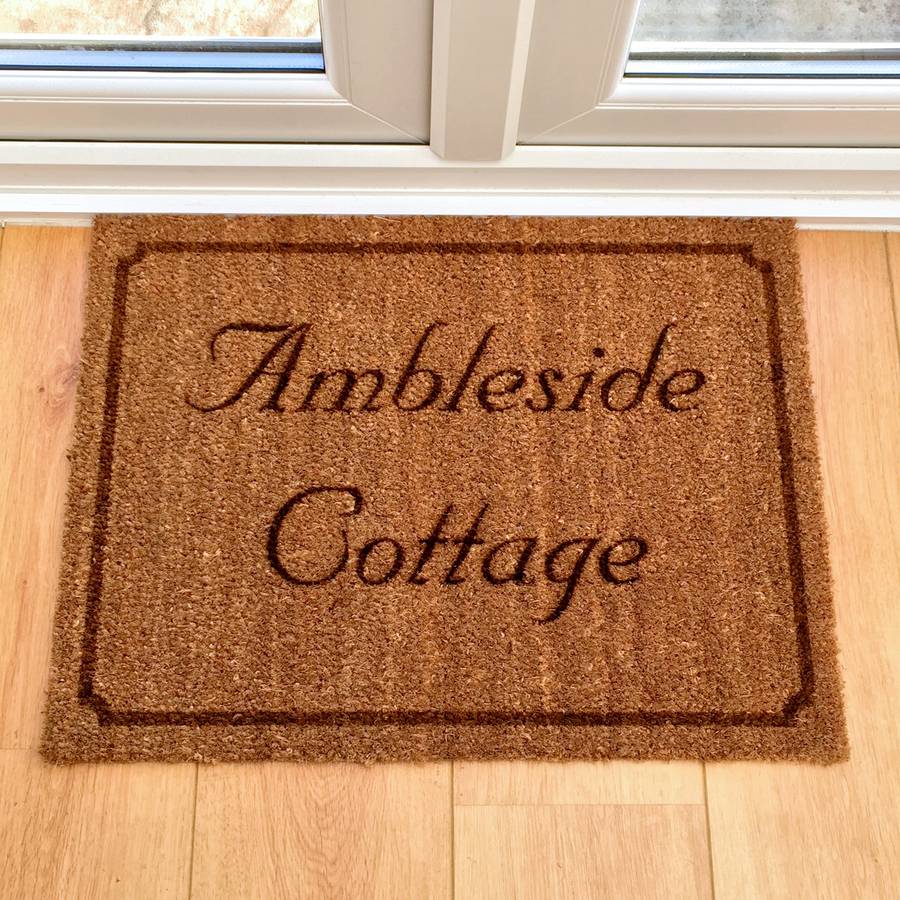 Personalised Doormat By Laser Made Designs Notonthehighstreetcom Personalised Doormat By Laser Made Designs Notonthehighstreetcom