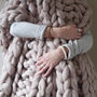 Welcombe Giant Hand Knitted Throw, thumbnail 1 of 8