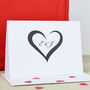Personalised Heart Card, thumbnail 1 of 2