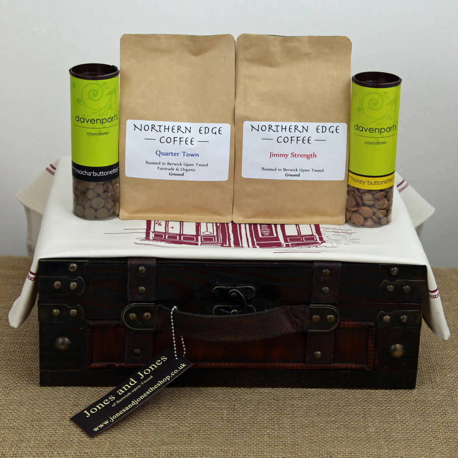 Artisan Roasted Ground Coffee And Chocolate Hamper By Jones And Jones Of Berwick Upon Tweed ...