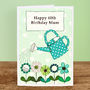 'Flowers' Personalised Birthday Card, thumbnail 4 of 5
