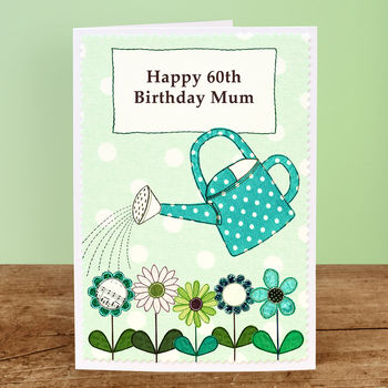 'Flowers' Personalised Birthday Card, 4 of 5