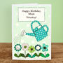 'Flowers' Personalised Birthday Card, thumbnail 5 of 5