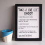 Personalised Things We Love About Grandparent Print, thumbnail 6 of 6